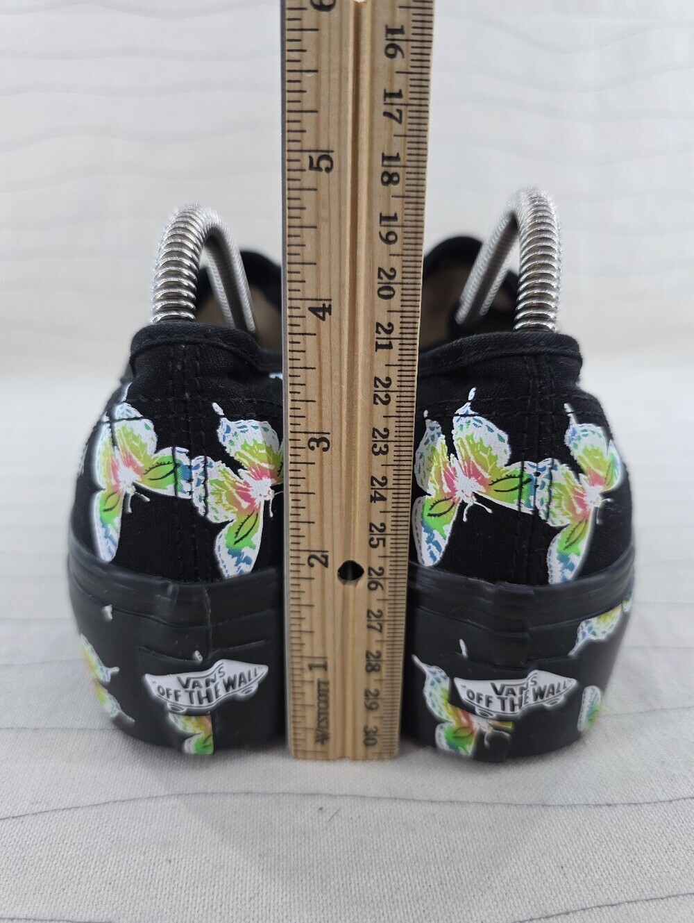 Vans Womens Stac Morph Blackout Glow In The Dark Butterfly Sneakers Shoes Sz 8.5 - Picture 7 of 12